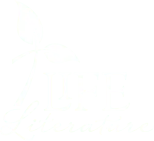 Final Logo for Life Literature WHITE